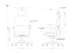 Scaun ergonomic operational ERGO ZM-716A